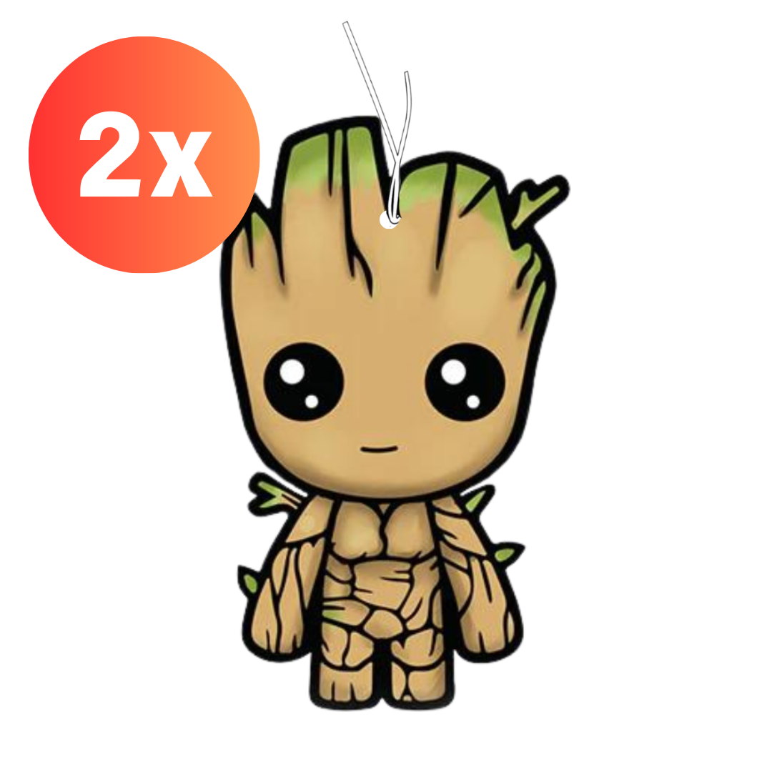 2x Baby Groot Duftbaum